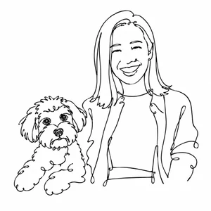 鈴木の似顔絵